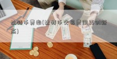 比特币费率(比特币交易费用再创新高)