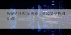 比特币什么(比特币：虚拟货币风靡全球)