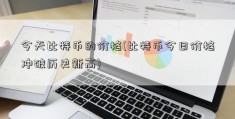 今天比特币的价格(比特币今日价格冲破历史新高)